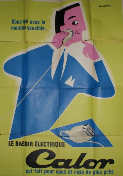FIX MASSEAU Pierre (1905-1994) RASOIR CALOR.”Le rasoir électrique est fait pour vous...