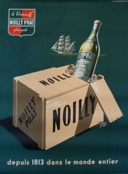 JACQUELIN Jean (1905-1989) NOILLY PRAT.LE VERMOUTH FRANçAIS "depuis 1813 dans le...