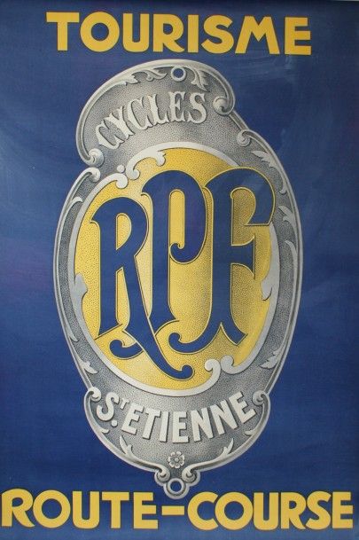 ANONYME CYCLES RPF, Saint-Etienne.”TOURISME-ROUTE-COURSE” Imp.A.Mulcey, ST-Etienne...