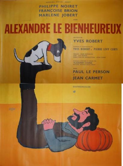 ARCHIVES DE MR ALAIN WEILL ALEXANDRE LE BIENHEUREUX. Film réalisé par Yves
Robert...