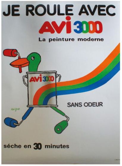 ARCHIVES DE MR ALAIN WEILL JE ROULE AVEC AVI 3000."LA PEINTURE MODERNE". 1985
Imp.IPA,...