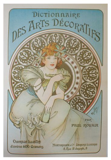 MUCHA Alphonse (1860-1939) DICTIONNAIRE DES ARTS DÉCORATIFS par Paul Rouaix. 1902
Librairie...