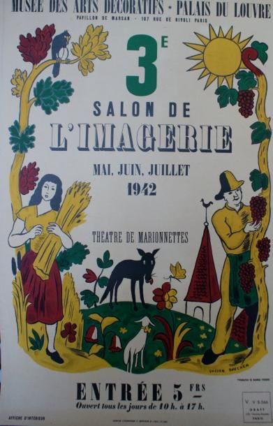 null MUSÉE DES ARTS DÉCORATIFS-PALAIS DU LOUVRE SALON DE L'IMAGERIE. Entre 1942 et...