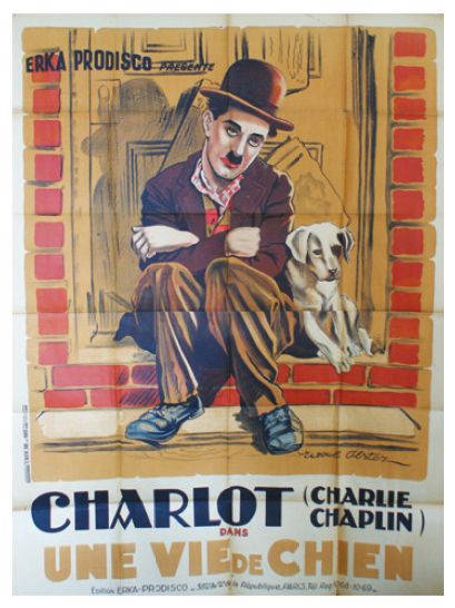 null CHARLIE CHAPLIN ERKA-PRODISCO présente CHARLOT (Charlie Chaplin) dans UNE VIE...
