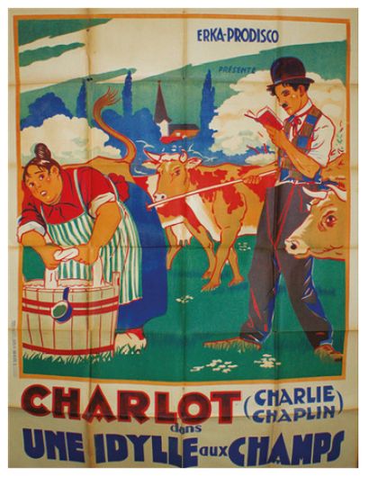 null CHARLIE CHAPLIN ERKA-PRODISCO présente CHARLOT (Charlie Chaplin) dans
UNE IDYLLE...