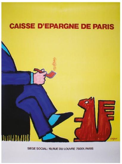 ARCHIVES DE MR ALAIN WEILL CAISSE D'ÉPARGNE DE PARIS. 1975
Publi Service-Bedos, Paris...