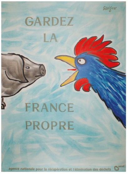 ARCHIVES DE MR ALAIN WEILL GARDEZ LA FRANCE PROPRE. 1982
Imp.I.P.A Champigny - 158...