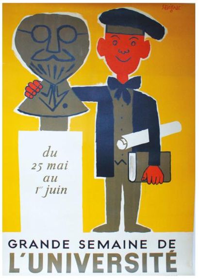 ARCHIVES DE MR ALAIN WEILL GRANDE SEMAINE DE L'UNIVERSITÉ.1951
Imp.S.A Courbet- 160...