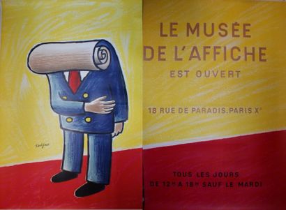 ARCHIVES DE MR ALAIN WEILL MUSÉE DE L'AFFICHE EST OUVERT.
Imp.Bedos, Paris - 310...
