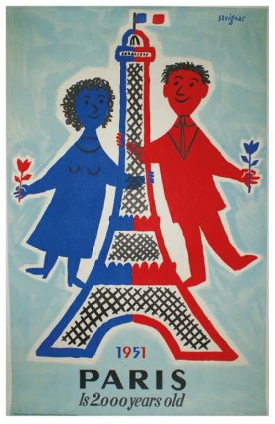 ARCHIVES DE MR ALAIN WEILL PARIS IS 2.000 YEARS OLD.1951
Imp.S.A.Courbet, Paris -...