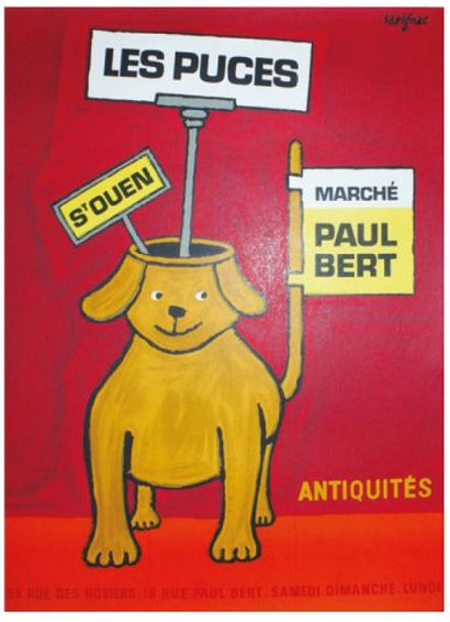 ARCHIVES DE MR ALAIN WEILL LES PUCES. St OUEN. "Marché Paul Bert"
Imp.Karcher - 55...