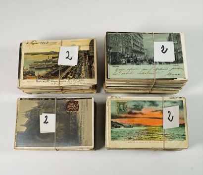 CARTES POSTALES Étranger divers - Ensemble d'environ 1500 cartes postales de divers...