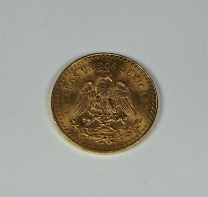 null Pièce Mexicaine de 50 pesos en or jaune poids 40.1grs