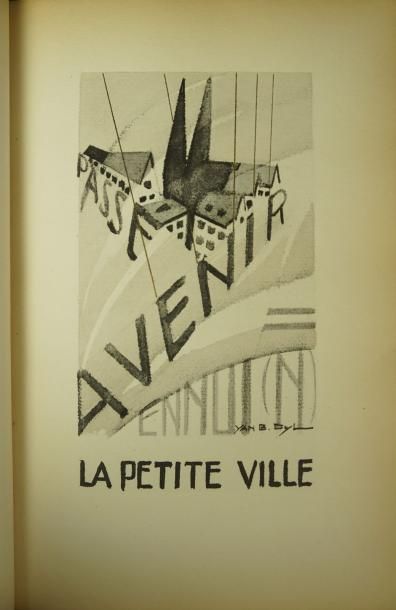 YANN B DYL "La petite ville". Livre d'images. Un volume numéroté 35 sur 175 illustré...