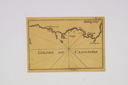 null Carte marine du golfe de Cassandre, 17X22