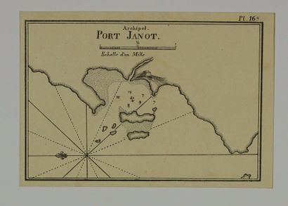 null Carte marine du port Janot, 17X22