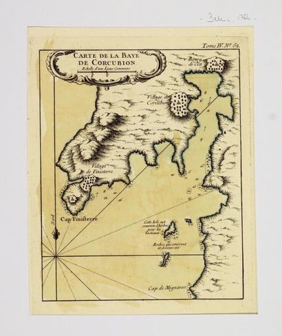 Espagne Carte de la baie de Corcubion, 32X24