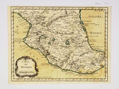 MEXIQUE Carte du Mexique, 33X46
