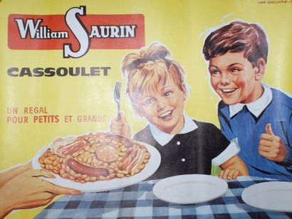 GAILLARD Emmanuel WILLIAM SAURIN.”CASSOULET”.Vers 1955 Etablissements de La Vasselais,...