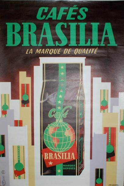 GAILLARD Emmanuel CAFÉS BRASILIA Etablissements de La Vasselais, Paris - 60 x 40...