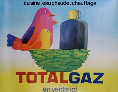 GAUTHIER Alain (né en 1931) TOTALGAZ.”CUISINE.EAU CHAUDE.CHAUFFAGE” Etablissements...