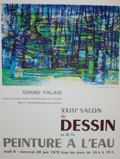 HILAIRE Camille (1916-2004) GRAND PALAIS.1972 Desjobert Lith-Estienne imp - 66 x...