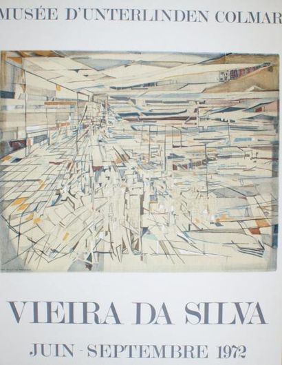 VIEIRA DA SILVA Maria Elena (1908-1992) MUSÉE D’ART MODERNE, Paris. 1969 & MUSÉE...