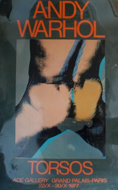 WARHOL Andy (1928 -1987) Age Gallery-Grand-Palais.TORSOS.1977 Sans imprimeur (offset)...