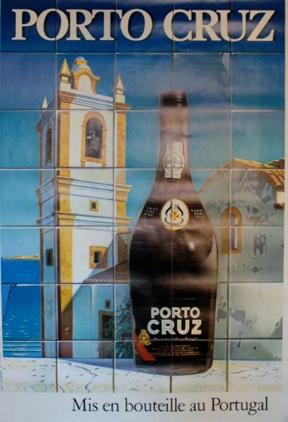 ANONYME (2 affiches) PORTO CROFT. ”Un homme et son porto” et PORTO CRUZ.”Mis en bouteille...