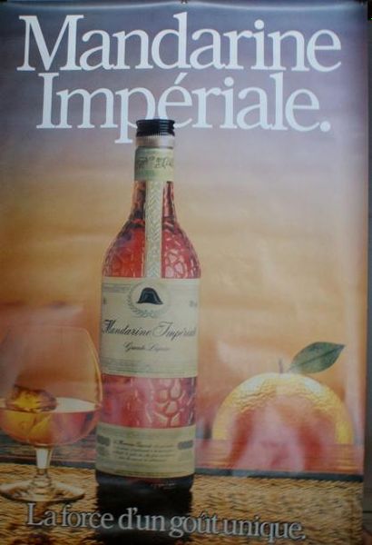 ANONYME (2 affiches) CAMBRAS.”Un vin élégant” et MANDARINE IMPÉRIALE Bedos 2, Paris...