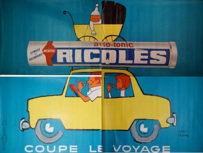 CHARMOZ Jacques (1911-1980) RICQLES "COUPE LE VOYAGE" Imprimerie de La Vasselais,...