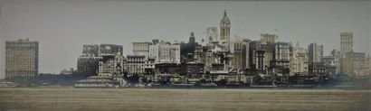 Géo P. HALL Panorama photographique de New York en 1908.