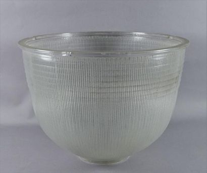 null Elément de lustre en verre diam 35 cm x 26 cm éclats