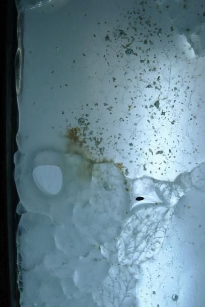 CHRISTOPHE TALEC Luminaire "COLONNE" 2014 Colonne avec quatre faces en verre fondu...