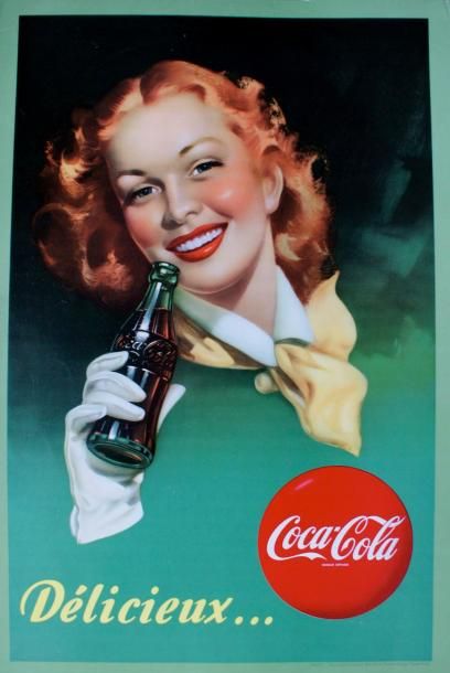 ANONYME COCA-COLA.”DÉLICIEUX...”.Vers 1950 Beuchet & Vanden Brugge, Nantes-Paris...