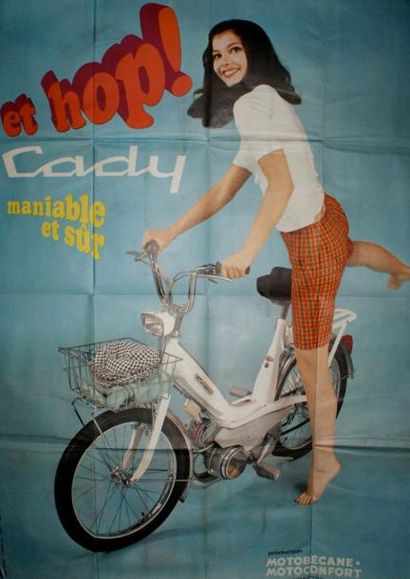 ANONYME Production Motobécane-MOTOCONFORT. Eh HOP! CADY “Maniable et sûr” Imp. J.Ciavald,...