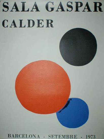 CALDER Alexander (1898-1976) SALA GASPAR, Barcelona. 1973 Sans mention d’imprimeur...