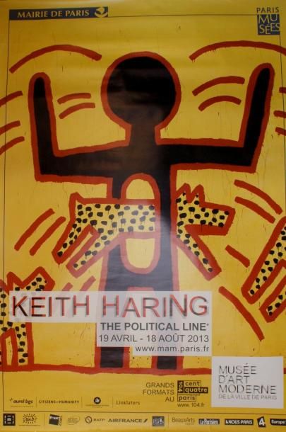 HARING KEITH (1958-1990) MUSÉE D’ART MODERNE.”THE POLITICAL LINE”.Avril-Août 2013...