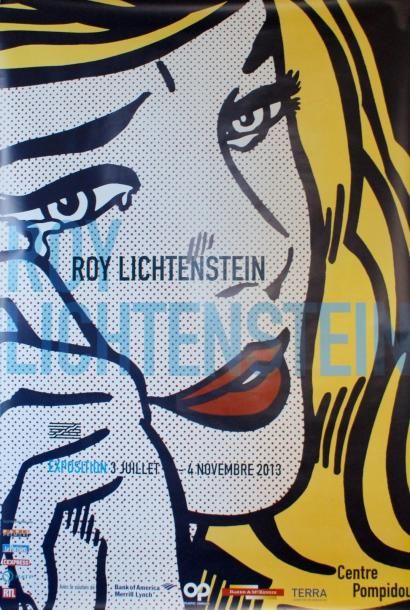 LICHTENSTEIN ROY (1923-1997) CENTRE Georges POMPIDOU.Novembre 2013 Imp.Print and...