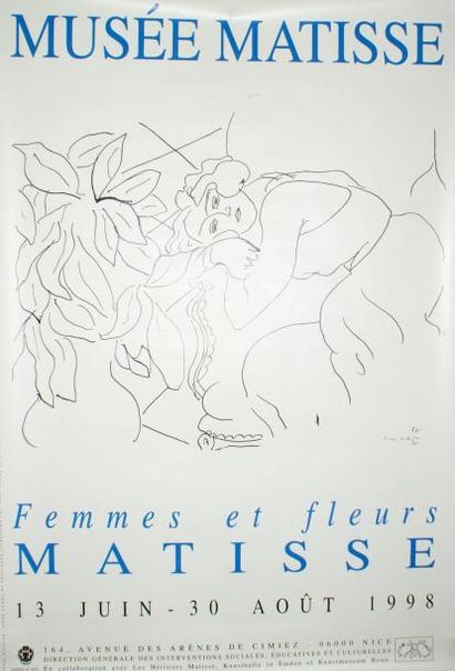 MUSÉE MATISSE MATISSE.”FEMMES ET FLEURS”.Musée Matisse, Nice. Juin-Août 1998 Sans...