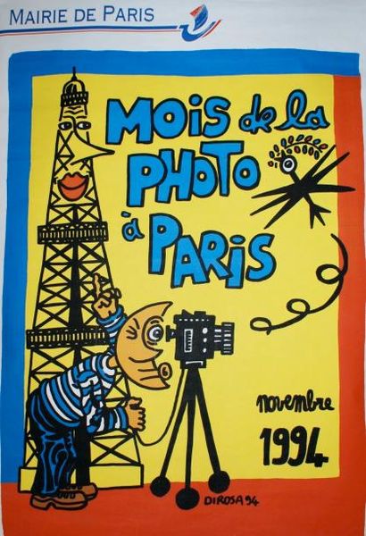 DI ROSA Hervé (Né en 1959) Mairie de Paris.”MOIS DE LA PHOTO à PARIS”.Novembre 1994...
