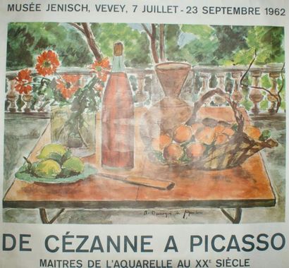 DUNOYER de SEGONZAC André (1884-1974) Musée Jenisch Vevey.”DE CÉZANNE à PICASSO”.Juillet-Septembre...
