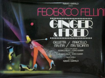 GINGER & FRED.Film de Federico Fellini avec Marcello Mastroianni.1986 Imp.Jouineau,...