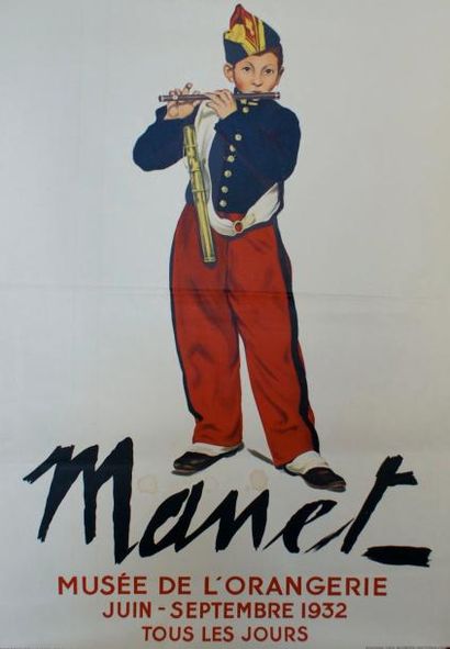 MANET MUSÉE DE L’ORANGERIE. Juin-Septembre 1932 Imp.Mourlot, Paris - Edition des...