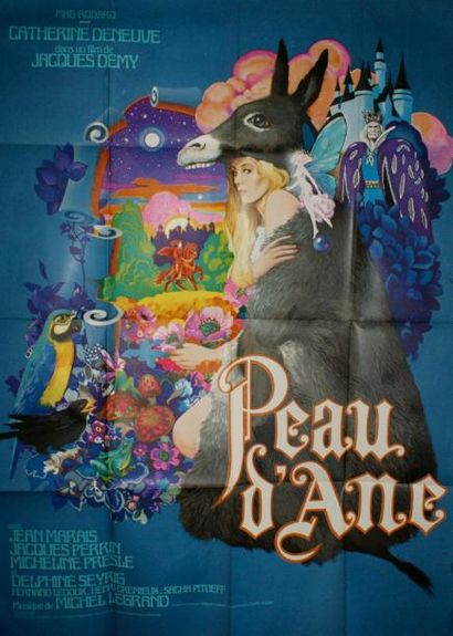 JIM LEON PEAU D’ANE.Film de Jacques Demy avec Catherine Deneuve et Jean Marais.1971...