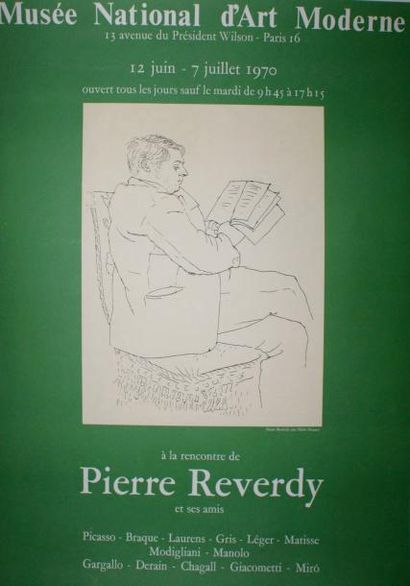 MUSÉE NATIONAL D’ART MODERNE A LA RENCONTRE de Pierre REVERDY et ses amis.Juin-Juillet...