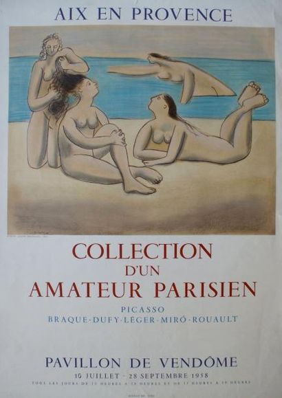 PICASSO Pablo (1881-1973) COLLECTION D’UN AMATEUR PARISIEN.Juillet-Septembre 1958...
