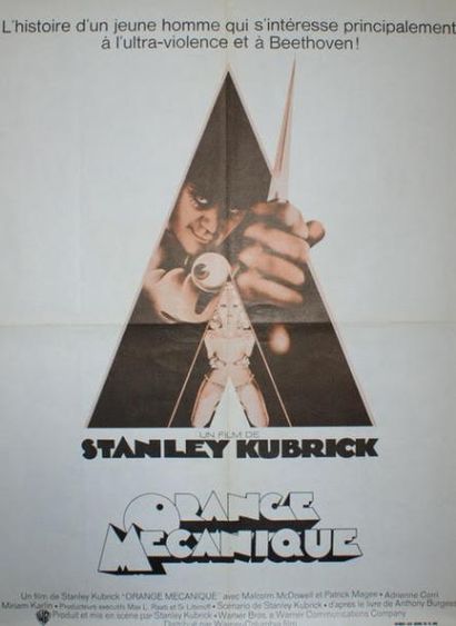 ORANGE MÉCANIQUE.Film de Stanley Kubrick avec Malcolm McDowell.1971 Ets St Martin...