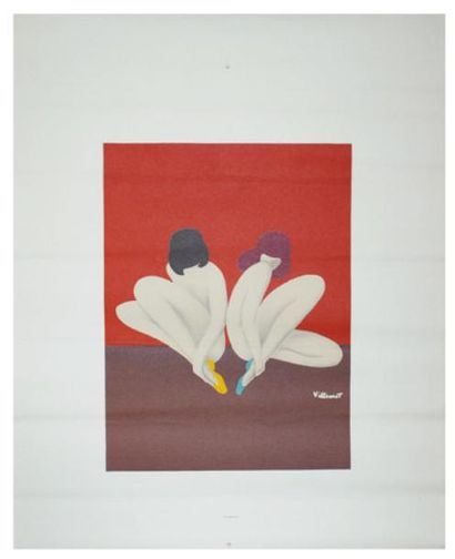 BERNARD VILLEMOT À L'AFFICHE (1911-1990) BALLY. Vers 1969
Imp. IPA, Paris - 60 x...