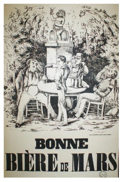 ANONYME BONNE BIÈRE DE MARS. 1878
Fabrique de Pellerin, Imprimeur-Librairie à Epinal...